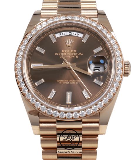 rolex sea dweller diamond bezel|Rolex presidential 40mm diamond bezel.